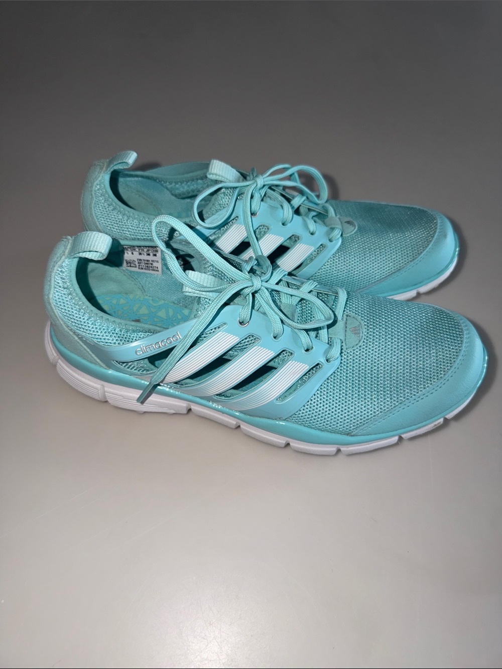 adidas Women’s Light Aqua Mesh Golf Sneakers